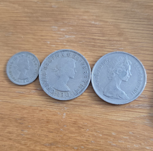 Pre decimal coin lot two - coin, lot: