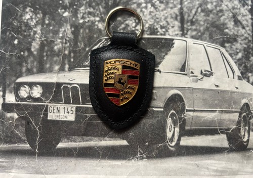 One genuine porsche keyring - one,
