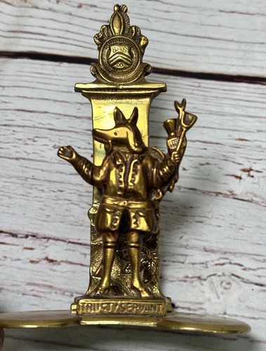 Vintage antique solid - solid, brass