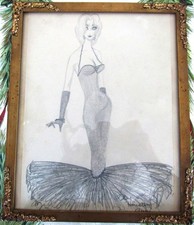 ANTIQUE SIGNED HOUSTON PENCIL