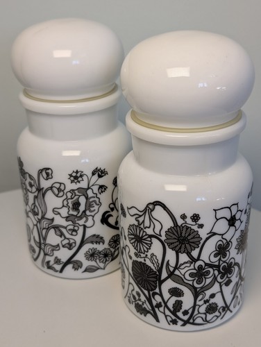 Vintage belgium milk glass - milk,