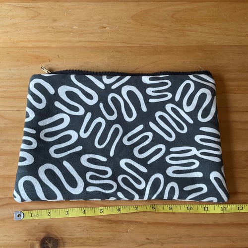 Handmade clutch bag black - handmade,