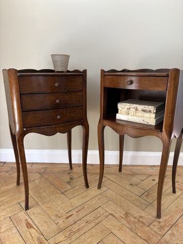 Pair elegant french oak - of,