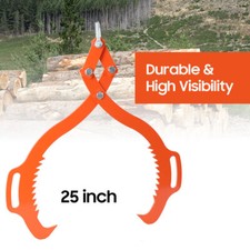 25" LOG TONGS, LOG PINCER, LOG