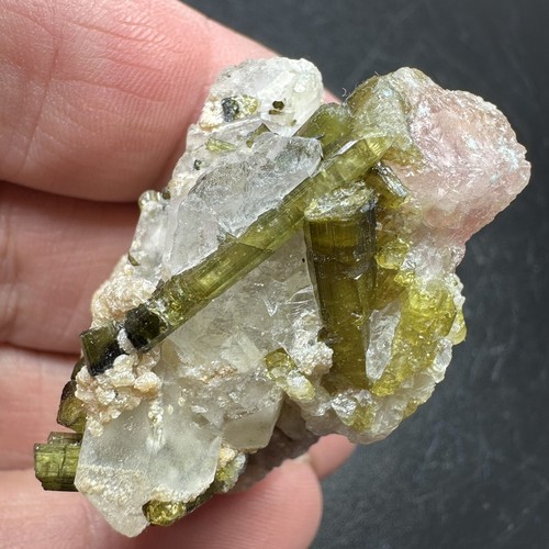 Watermelon green tourmaline - green,