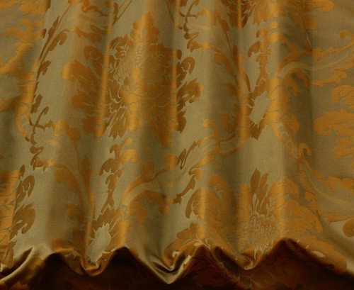 Camel bronze damask jacquard - camel/bronze,