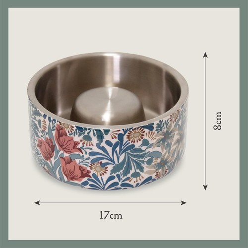 Rosewood morris dog bowl - rosewood, &