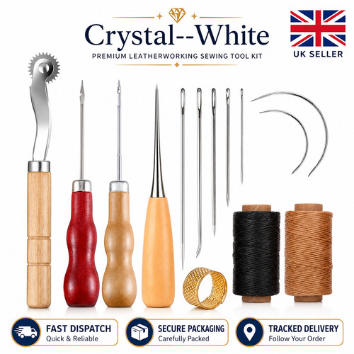 Leather sewing kit hand - kit,