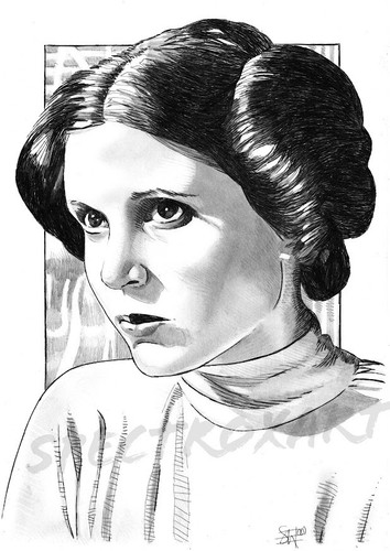 Original art leia - "leia", by