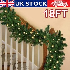 18ft christmas garland - christmas,