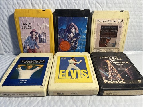 Vintage lot track tapes - of, 8
