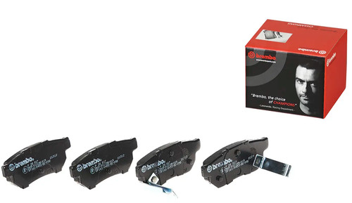 Brake pads rear with - brake,