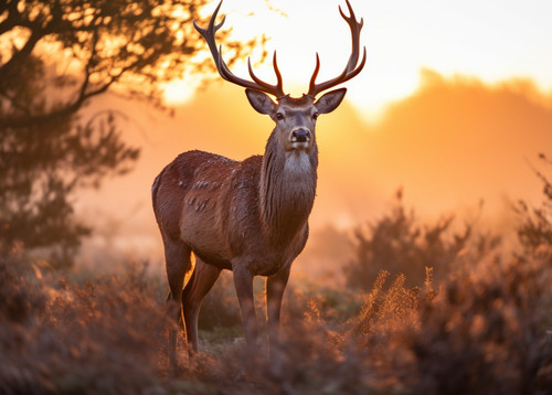 Stag deer animal canvas - stag,
