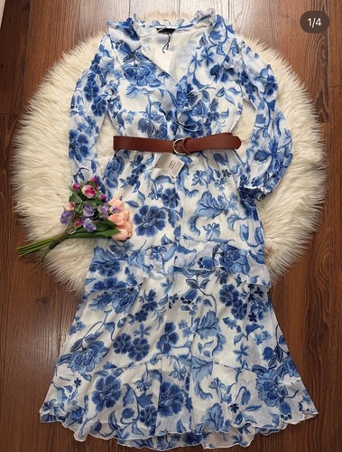 Zara ruffled white sky - zara,