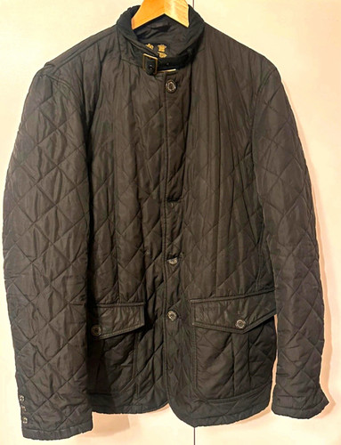 Barbour men black quilted - men's,