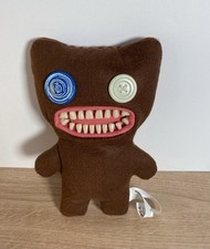 Fuggler Funny Ugly Monster Brown Mr Buttons  Plush Soft Toy Collectable