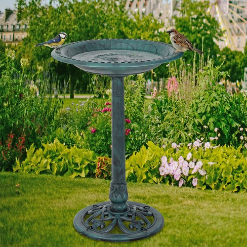 Height pedestal bird bath - height,