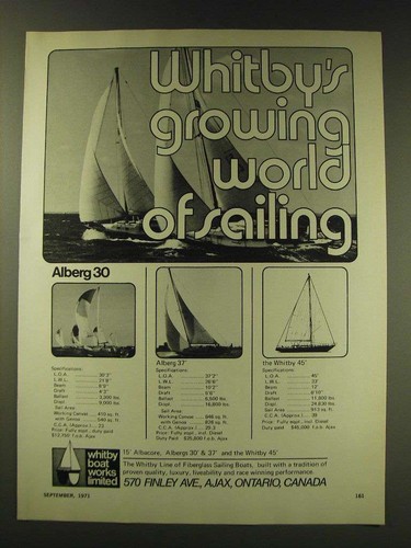 1971 whitby boat works - boat, ad