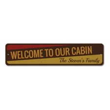 Cabin Sign, Personalized