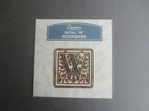 New bookmark letter gold - letter,