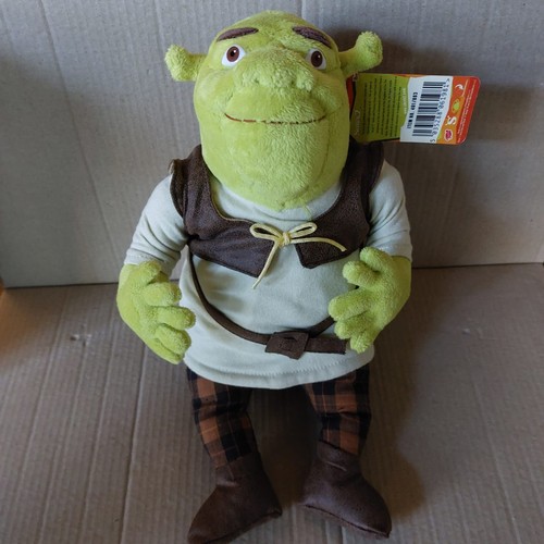 Shrek plushy with tags - shrek,