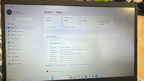Asus vivobook x510uf 6in - asus,