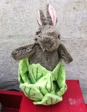Nice Rabbit In Cabbage Hand Puppet By The Puppet Company #2  - 14  Inch
