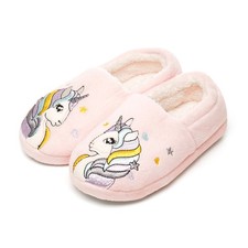 Girls Unicorn Slippers Plush