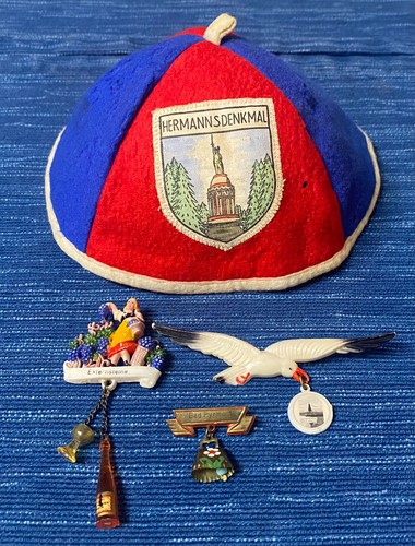 Vtg 1950 german hat - german, pins