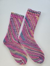 Hand Knitted Wool Socks Size 4-6 #7
