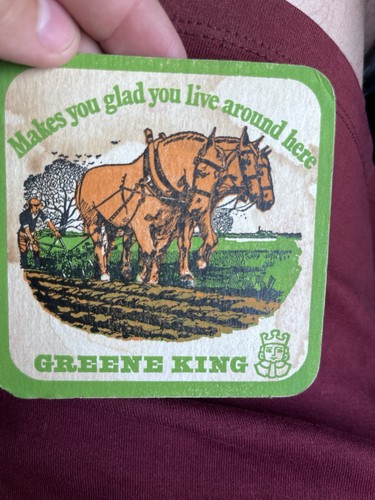 Greene king makes you glad - king,