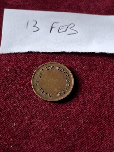 Bellfruit nottingham token - bellfruit,