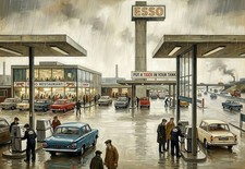 Esso Motorway Service station