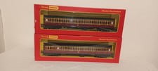 OO gauge UNUSED 2x Tri-ang Hornby LMS Coach Caledonian Style R747 R748 SUPERB!