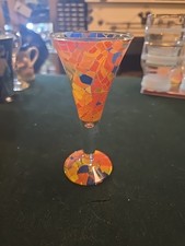 Vintage colourful sherry glass - vintage,