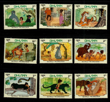 Bhutan 1982 - Disney - The