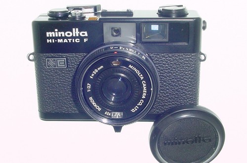 Minolta matic 35mm film - hi-matic, f