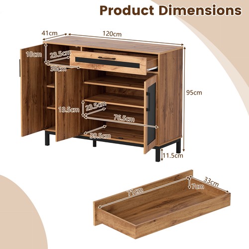 Sideboard buffet cabinet large - cabinet,