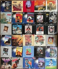 Laserdisc JOB LOT Bundle 30x Vintage Movies (inc 3 Free) inc Horror/Rarities