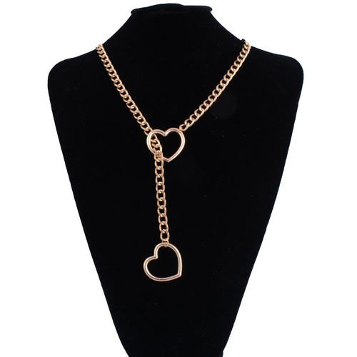 Heart slip chain necklace for - heart,