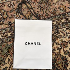 CHANEL White Gift Bag Tote -