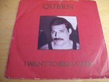 QUEEN- I WANT TO BREAK FREE  VINYL 7" -1984 -VG/G+