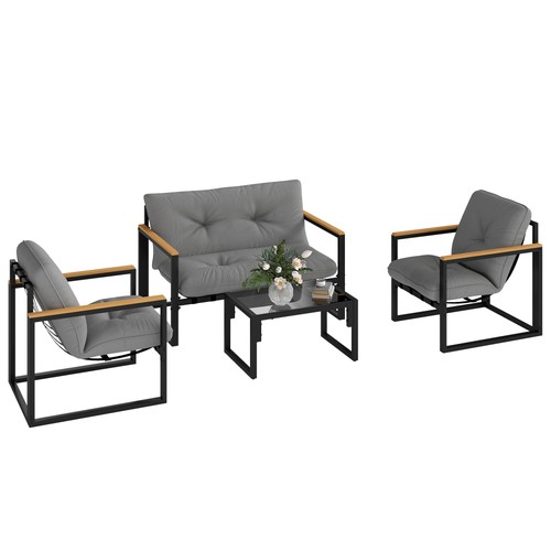 Outsunny 4pcs garden furniture - 4pcs,