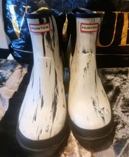 Hunter Women's  Heel Wellies Boots Size 5 EU 38 Wellington
