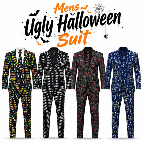 Mens ugly halloween suit - ugly,