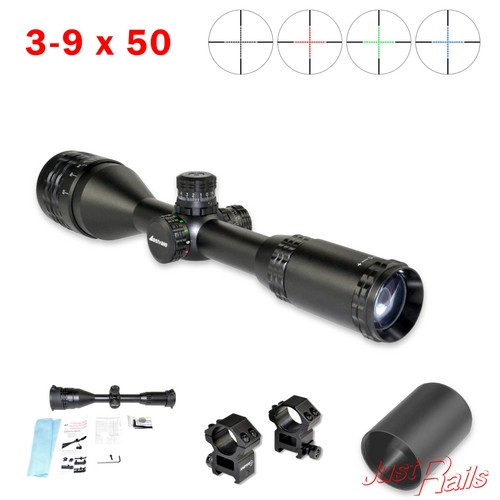9x50 rifle scope aol with - rifle,