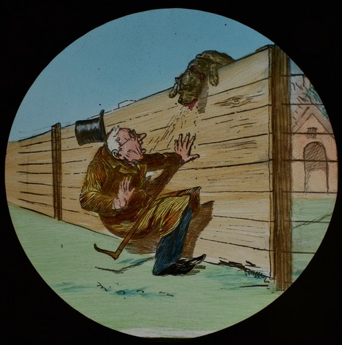 Magic lantern slide the old - magic,