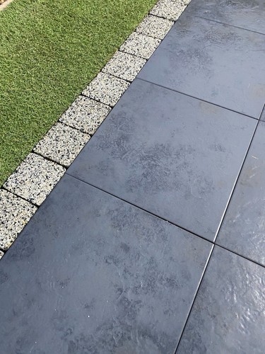 Garden edging border - , grey