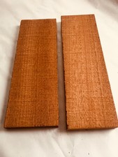 Mahogany Timber Dark Hardwood Sawn Blanks Craft Hobby DIY 2 pieces