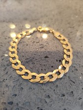 9K 9ct Solid Gold Vintage Curb